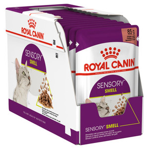 מארז 12 יחידות - רויאל קנין Royal canin פאוץ' לחתול-סנסורי סמל ברוטב 85 ג'