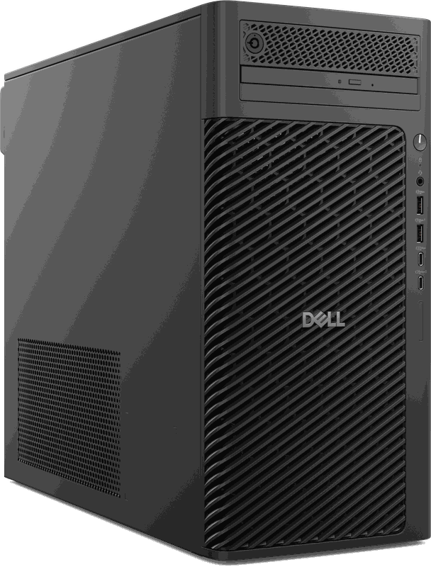 מחשב גיימינג ותחנת עבודה Dell Pro Max Tower T2 FCT2250 Intel Core Ultra 9 285K / 32GB RAM / 1TB SSD / NVIDIA RTX 5070 12GB / Windows 11 Pro