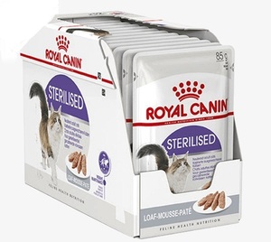 מארז 12 יחידות - רויאל קנין Royal canin פאוץ' לחתול-סטרילייזד פטה 85 ג'