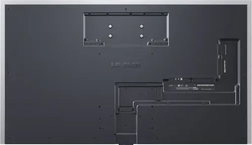 טלוויזיה LG OLED evo AI G6 בגודל 77 אינץ׳ 4K דגם OLED77G6 עם עיצוב Gallery, תושבת קיר שטוחה ומעבד α11 AI Gen3