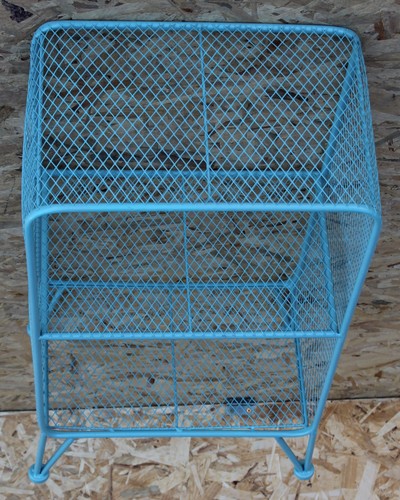 כוננית 2 מדפים רשת ברזל