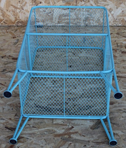 כוננית 2 מדפים רשת ברזל