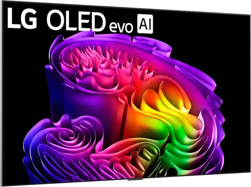 טלוויזיה LG OLED evo AI G6 בגודל 83 אינץ׳ 4K דגם OLED83G6 עם עיצוב Gallery, תושבת קיר שטוחה ומעבד α11 AI Gen3