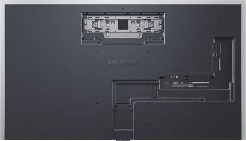טלוויזיה LG OLED evo AI G6 בגודל 83 אינץ׳ 4K דגם OLED83G6 עם עיצוב Gallery, תושבת קיר שטוחה ומעבד α11 AI Gen3