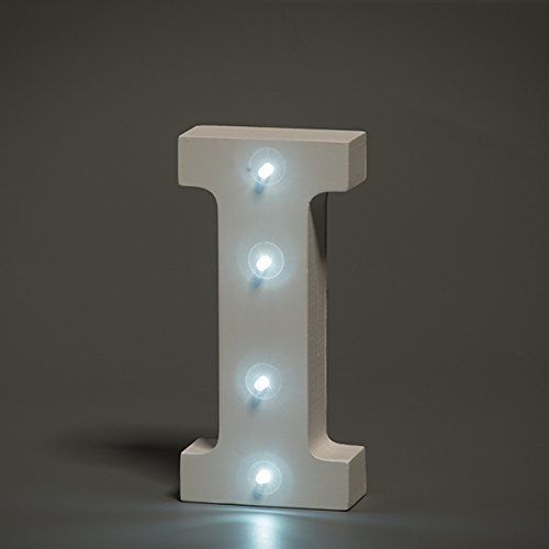 מנורת לילה עם תאורת לד LED מעוצבת בצורת האות I Smiling Faces - Smiling Faces - מנורת לילה