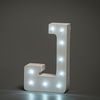 מנורת לילה עם תאורת לד LED מעוצבת בצורת האות J