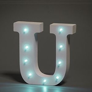 מנורת לילה עם תאורת לד LED מעוצבת בצורת האות U