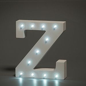 מנורת לילה עם תאורת לד LED מעוצבת בצורת האות Z
