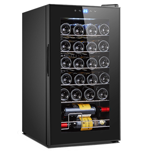 מקרר יין ל-24 בקבוקים עם מדחס JC70