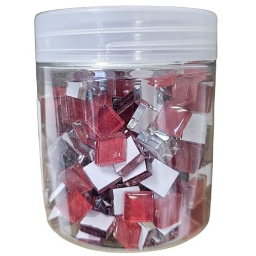 פסיפס זכוכית 10ממ 250 גרם 25004 Red