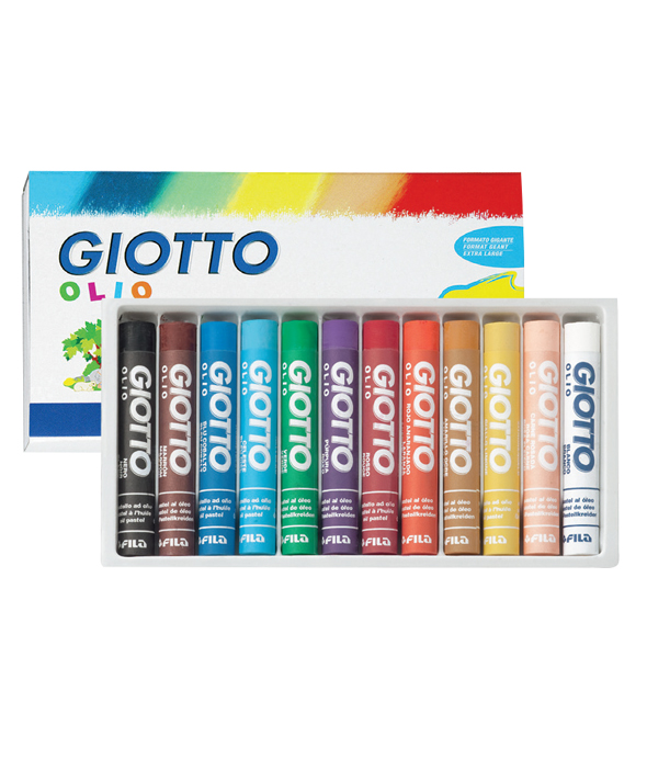 GIOTTO פסטל שמן 12 יח