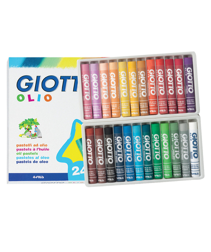 GIOTTO פסטל שמן 24 יח'