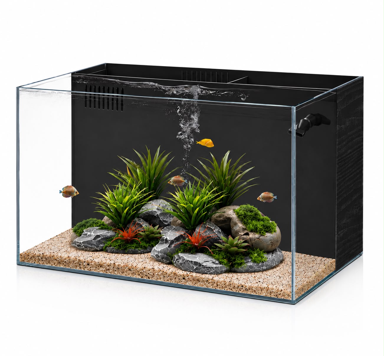 פרפקט אקווריום מלבני Perfect Aquarium Rimless BZ-500