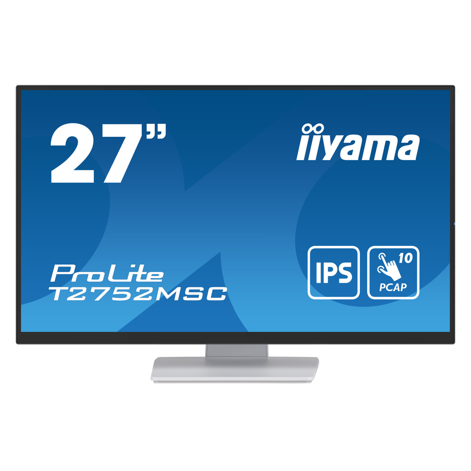 מסך מגע IIYAMA 27" ProLite FHD IPS PCAP 10pt Touch - לבן