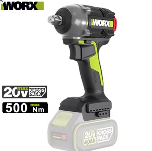 מברגת מפתח בוקסה 1/2 20V (N/M) 500 מקצועית WU289 [ גוף בלבד ]  WORX 