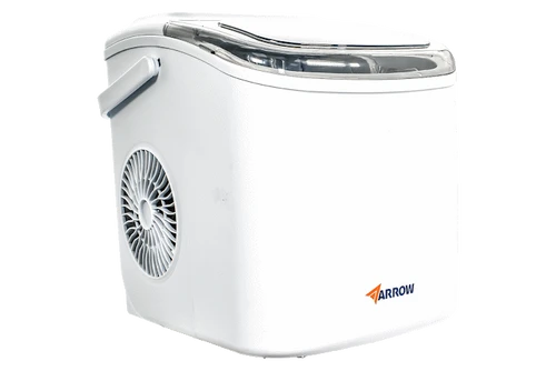 מכונת קרח ביתית ניידת צבע לבן 0.6Kg דגם 600200-002