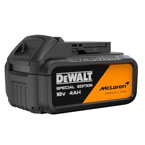 סט מברגת אימפקט 18V דיוולט DEWALT DCF86MM2T -- מהדורה מיוחדת מסדרת McLAREN F1 Team (כולל 2 סוללות 4.0Ah ומזוודה)