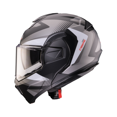 קסדה נפתחת קאברג CABERG TRIP צבע אפור\שחור
