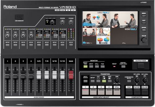 זוית נוספת Roland VR-50HD Video Mixer
