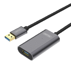 כבל מאריך אקטיבי USB3.0 מאלומיניום 5 מטרים Unitek Y-3004