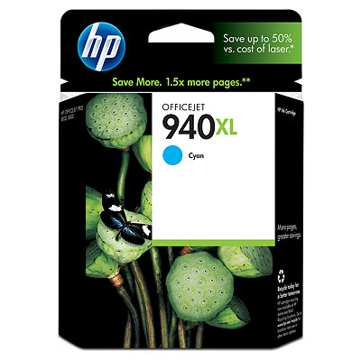 ראש דיו C4907AN HP כחול מקורי 940XL
