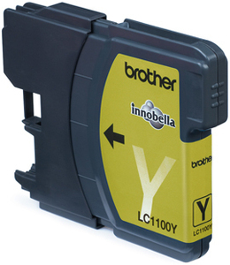ראש דיו מקורי צהוב LC-1100Y brother ברדר