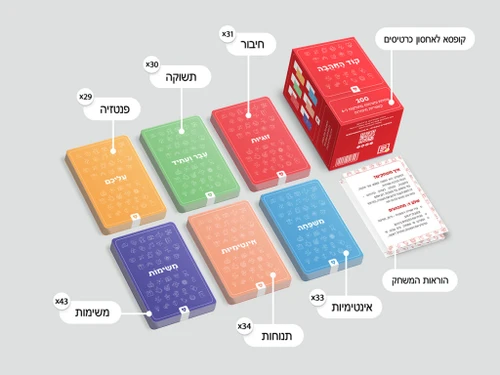 קוד אהבה - משחק לזוגות 200 קלפים