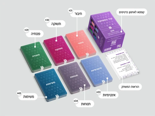 קוד תשוקה - משחק לזוגות 200 קלפים