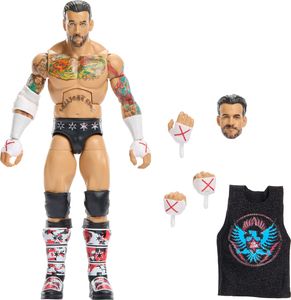 בובת אקשן פיגר קולקטיב 15 ס"מ סי אם פאנק CM Punk עם אביזרים נלווים Elite Collection