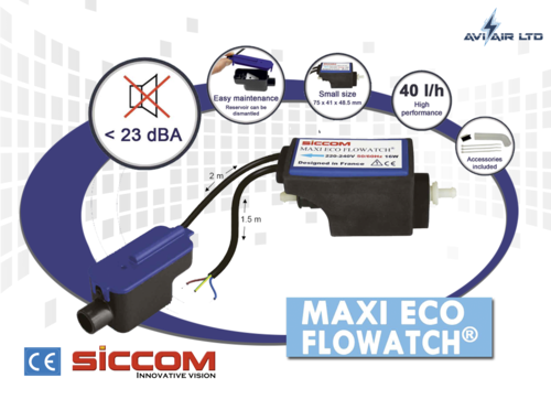 משאבת מים על הקו Siccom MAXI ECO FLOWATCH