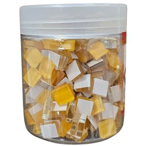 פסיפס זכוכית 10ממ 250 גרם 25020 Light Orange