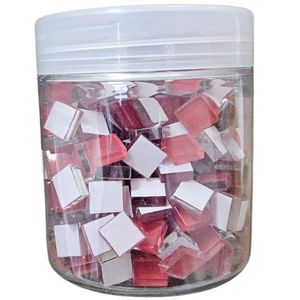 פסיפס זכוכית 10ממ 250 גרם 25021 Dark Pink