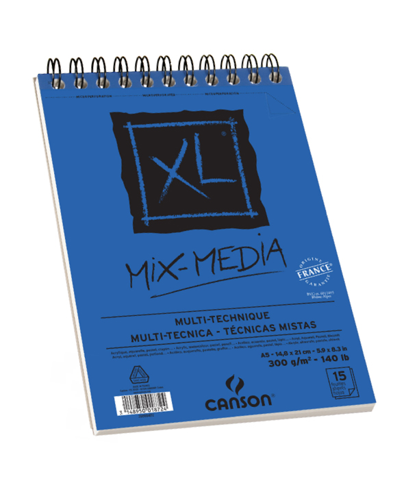 CANSON בלוק XL מיקס מדיה A4