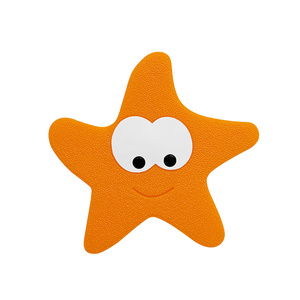 מונע החלקה לאמבטיה STARFY כוכב כתום - 5 יח