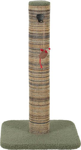 זולוקס עמוד גירוד איכותי לחתולים בז'/ירוק  BOREAL SCRATCH POST 