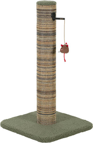 זולוקס עמוד גירוד איכותי לחתולים בז'/ירוק  BOREAL SCRATCH POST 