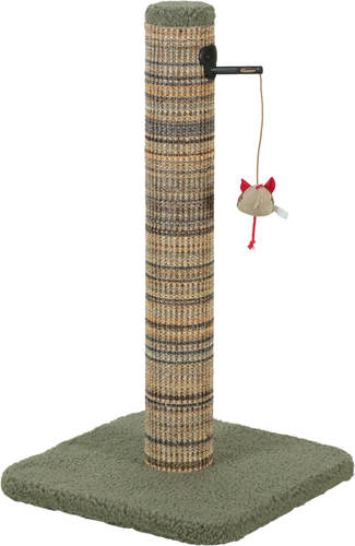 זולוקס עמוד גירוד איכותי לחתולים בז'/ירוק  BOREAL SCRATCH POST 
