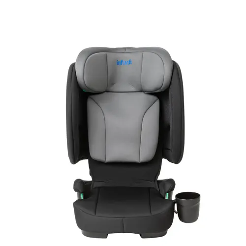 בוסטר גב איזופיקס מתקפל הופך לבוסטר ללא גב i-Care - אפור
