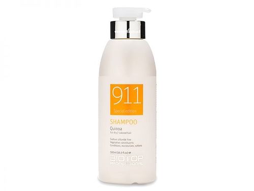 BIOTOP שמפו קינואה לשיער יבש ופגום ללא מלחים  500ML