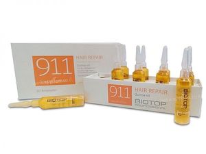 BIOTOP אמפולות HAIR REPAIR לשיער יבש צבוע ופגום