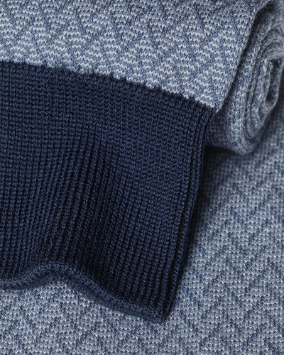 זוג גרביים Steel blue herringbone  