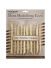 סט כלי עץ למידול בחימר – 10 כלים  |  Mini Modelling Tool Set