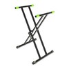 סטנד לקלידים מחוזק (כפול) עם נעילה מהירה Gravity KSX 2