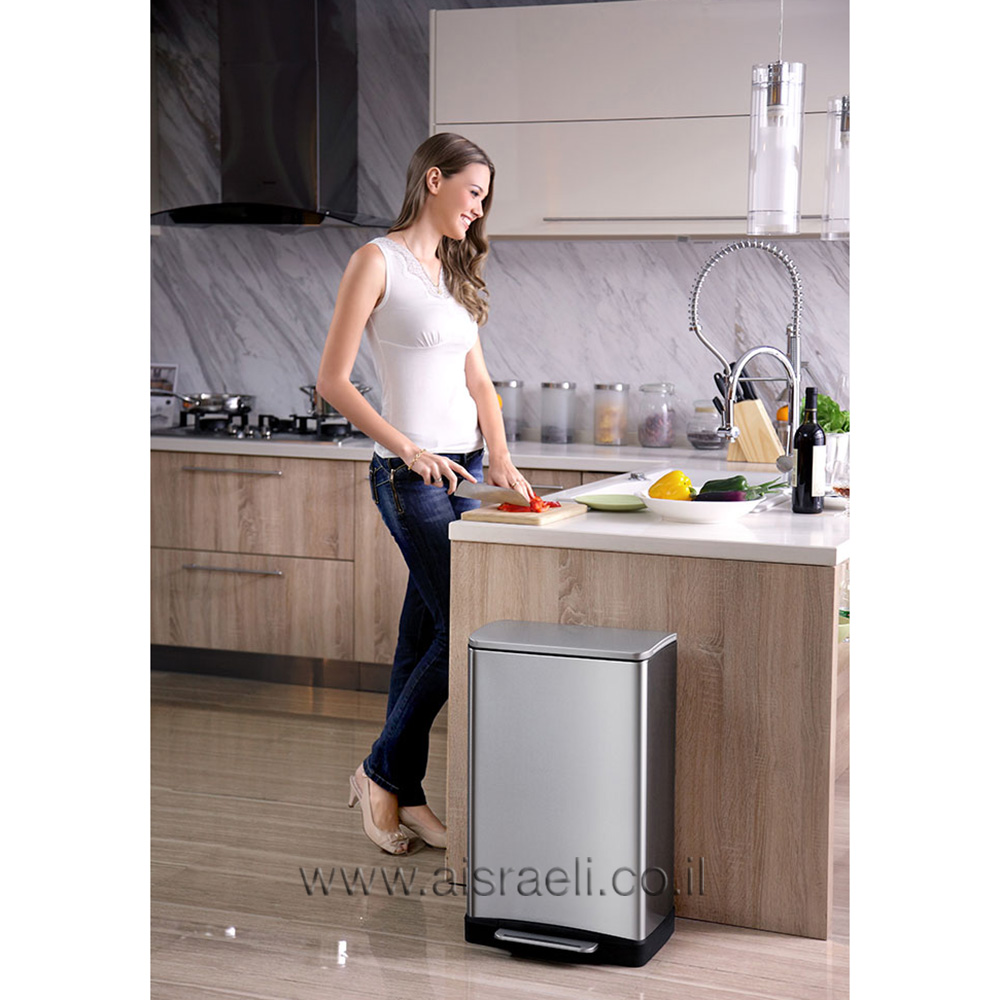 פח EKO I-CUBE 40 ליטר לבן מט, מתוך גלריית המוצר