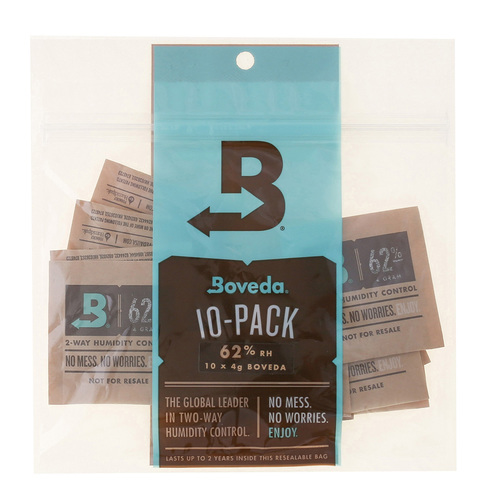 אריזת 10 שקיות לחות Boveda קטנות - 4 גרם - לצמחי מרפא