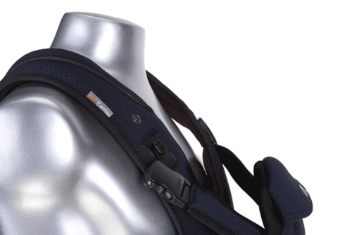 מנשא לתינוק עם 3 תנוחות נשיאה M1 צבע שחור/כחול