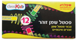 צבעי פסטל שמן זוהרים | 12 יח
