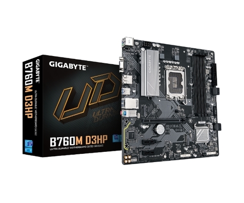 לוח אם אינטל | Gigabyte B760M D3HP | DDR5 VGA | HDMI | DP | LGA1700