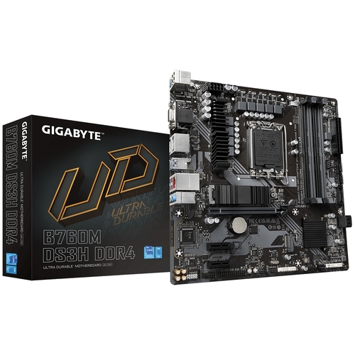 לוח | Gigabyte B760M DS3H | DDR4 | LGA1700 MultiviewX4 | Micro-Atx