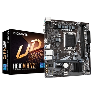 לוח לאינטל דור | 12-14 Gigabyte H610M H V2 | DDR5 VGA | HDMI